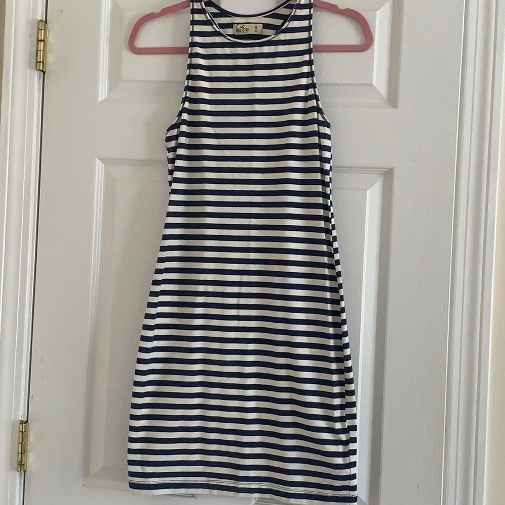 high neckline body con dress